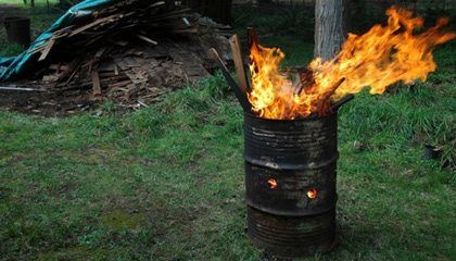 Predicas Cristianas - Quemando la basura